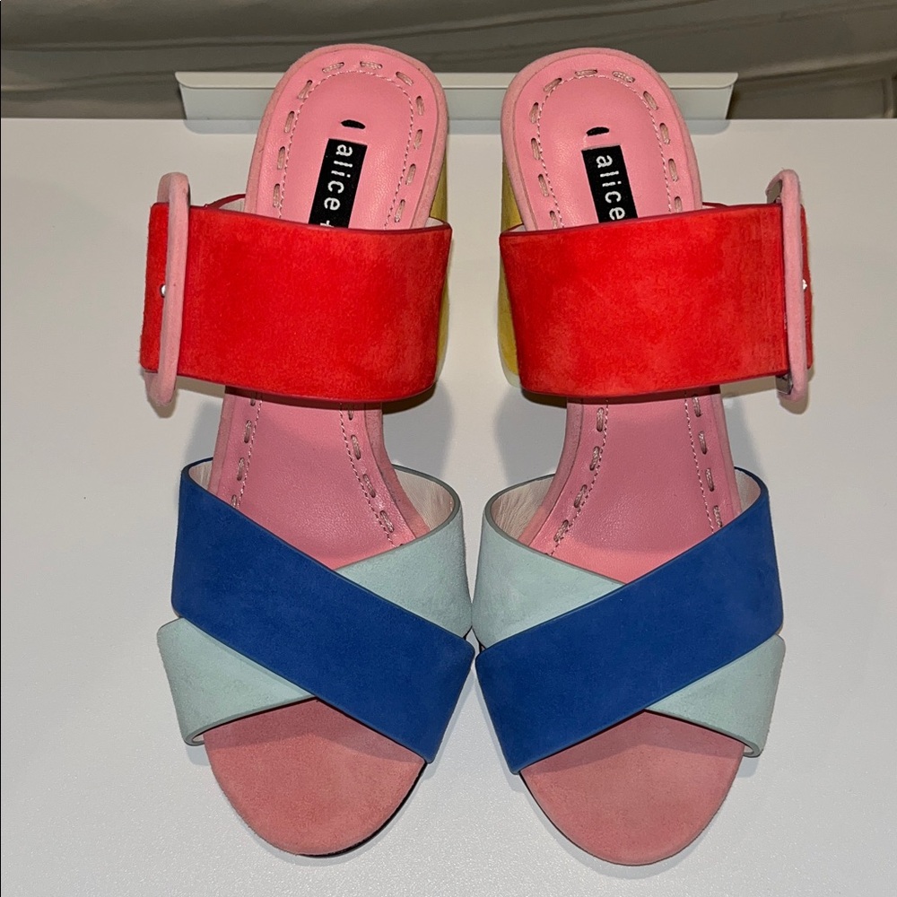 Alice + Olivia Leda Multi-color Sandals